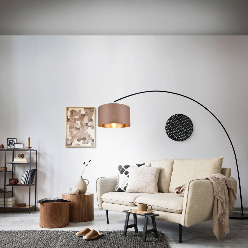 Lampadaire Trio MANSUR Noir, 1 lumière main product photo