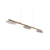 Suspension Trio Merton LED Laiton, 3 lumières