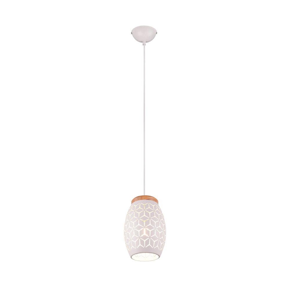 Suspension Reality BIDAR Écru, Blanc, 1 lumière main product photo