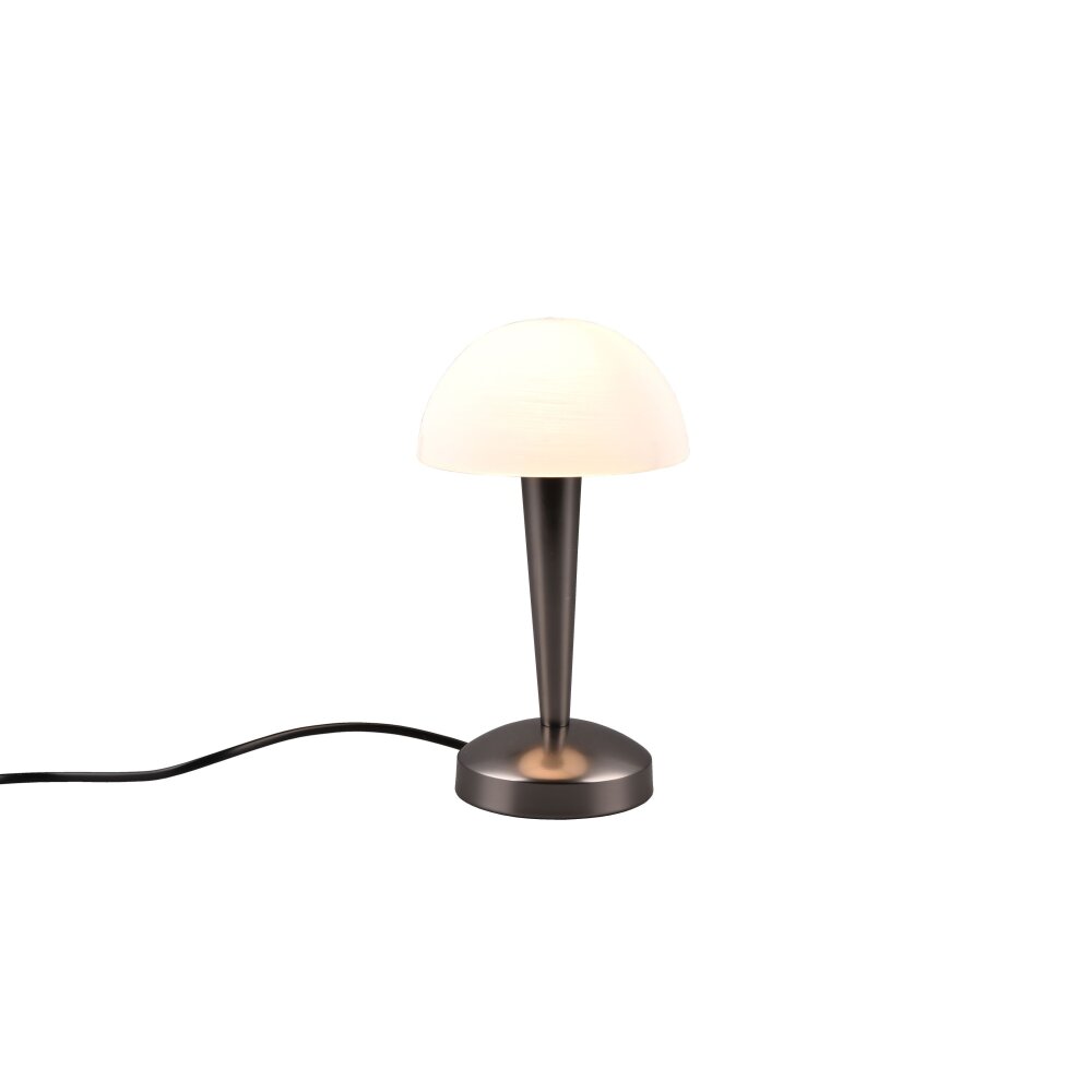 Lampe de table Reality CANARIA LED Chrome, Noir, 1 lumière main product photo