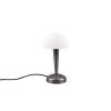 Lampe de table Reality CANARIA LED Chrome, Noir, 1 lumière