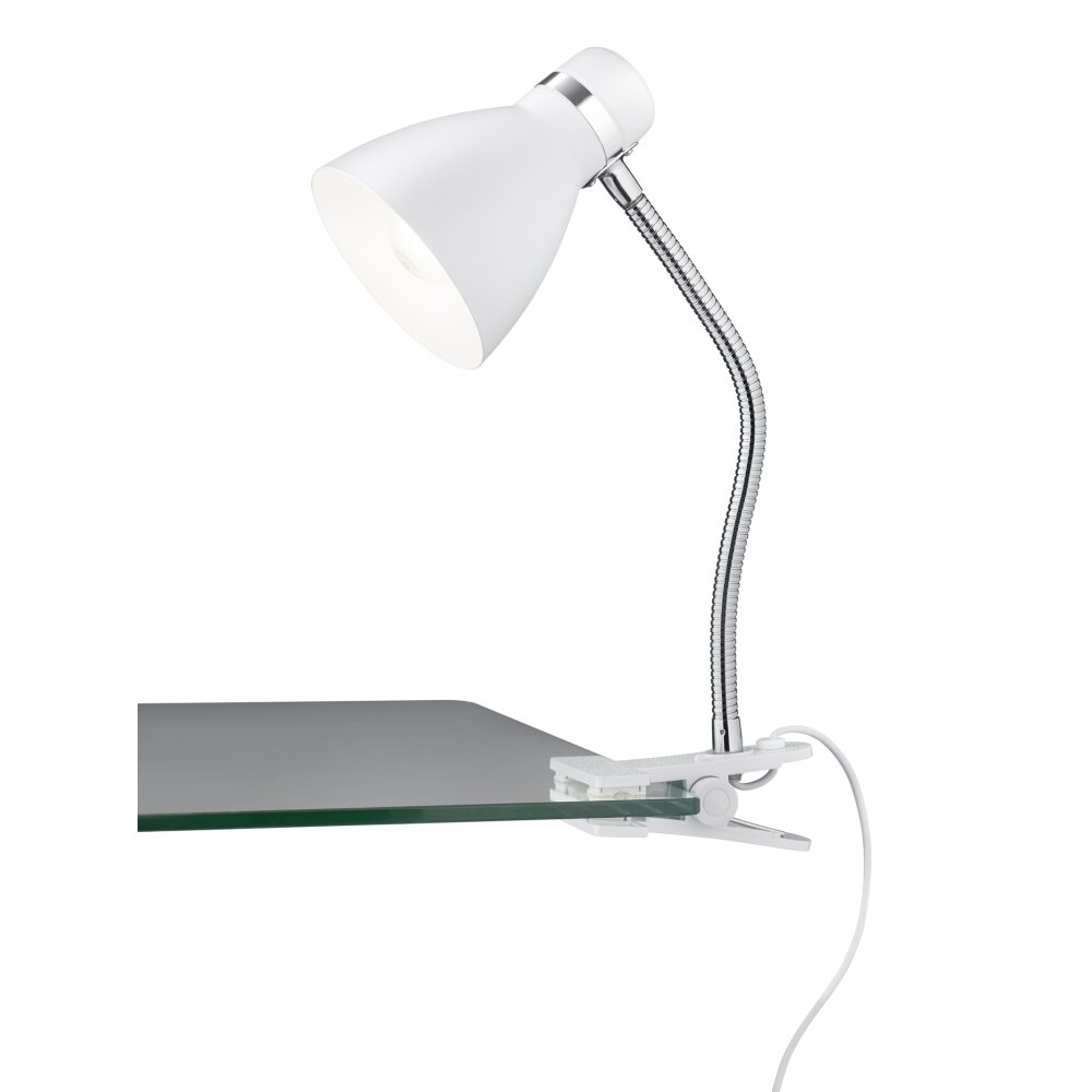 lampe â clipper Reality HARVEY Chrome, Blanc, 1 lumière main product photo