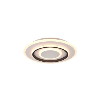Plafonnier Reality JORA LED Blanc, 1 lumière, Télécommandes