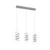 Suspension Reality Laola LED Chrome, 3 lumières