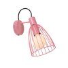 Applique murale Lucide MACARONS Rose, 1 lumière