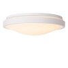 Plafonnier Lucide DASHER LED Blanc, 1 lumière, Détecteur de mouvement