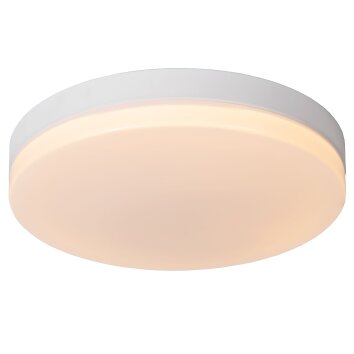 Plafonnier Lucide BISKIT LED Blanc, 1 lumière, Détecteur de mouvement