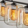 Suspension - Verre Lauden Ambre, Clair, 4 lumières