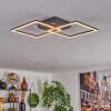 Plafonnier Obo LED Noir, 1 lumière