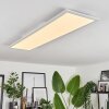 Plafonnier Voisines LED Blanc, 1 lumière, Télécommandes