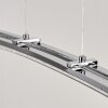 Suspension Manlleu LED Chrome, 1 lumière