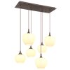 Suspension Globo MAXY Moka, 6 lumières