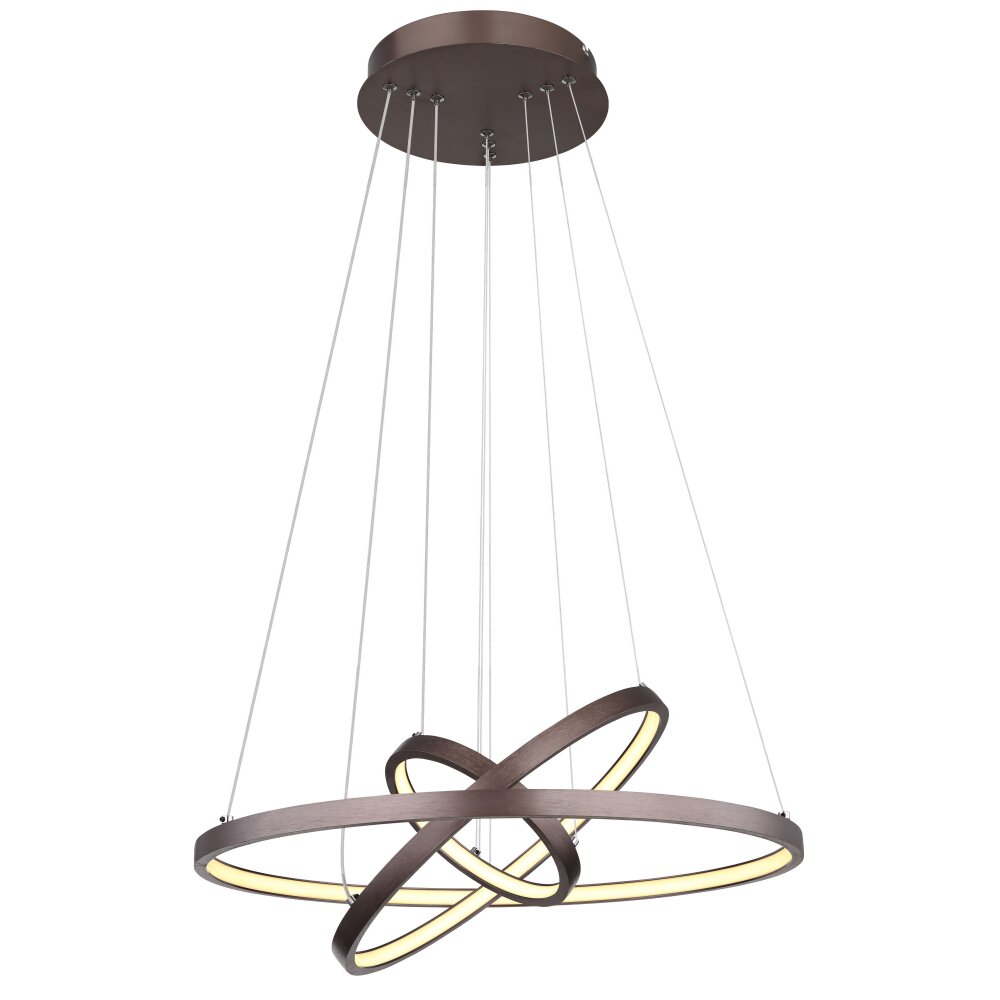 Suspension Globo RALPH LED Moka, 1 lumière main product photo