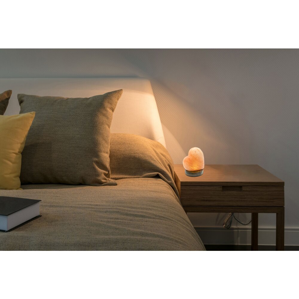Lampe de table Globo STONE LED Brun, Écru, 1 lumière main product photo