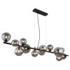 Suspension Globo RIHA LED Noir, 13 lumières