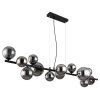 Suspension Globo RIHA LED Noir, 13 lumières