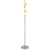 Lampadaire Globo RIHA LED Nickel mat, 6 lumières