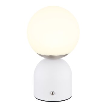 Lampe de table Globo JULSY LED Blanc, 1 lumière