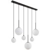 Suspension Globo HALLIE Noir, 6 lumières