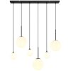 Suspension Globo HALLIE Noir, 6 lumières