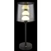 Lampe de table Globo LUNKI LED Noir, 1 lumière