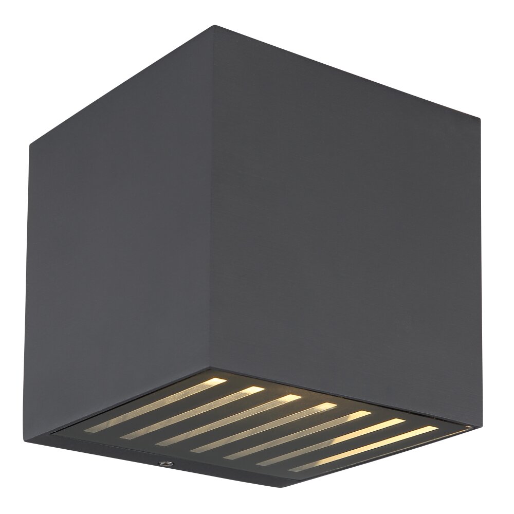 Applique murale d'extérieur Globo ILLI LED Anthracite, 1 lumière main product photo