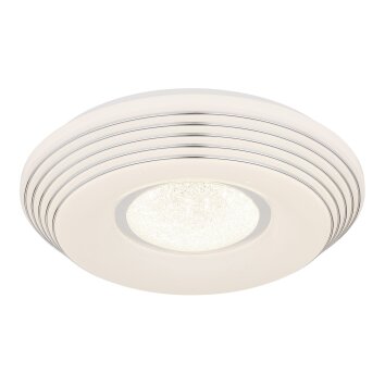 Plafonnier Globo PILLO LED Blanc, 1 lumière, Télécommandes