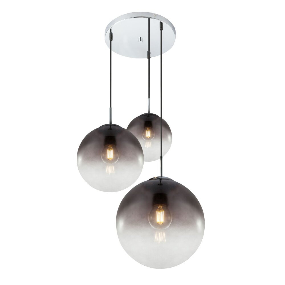 Suspension Globo VARUS Nickel mat, 3 lumières main product photo