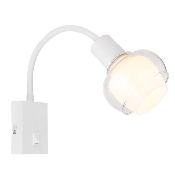 Applique murale Globo TOKKI Blanc, 1 lumière