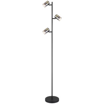 Lampadaire Globo TRABBY Noir, 3 lumières