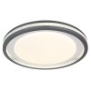 Plafonnier GloboTERPSA LED Gris, Blanc, 1 lumière, Télécommandes