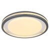 Plafonnier GloboTERPSA LED Gris, Blanc, 1 lumière, Télécommandes