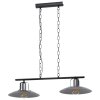 Suspension EGLO KENILWORTH Noir, 2 lumières