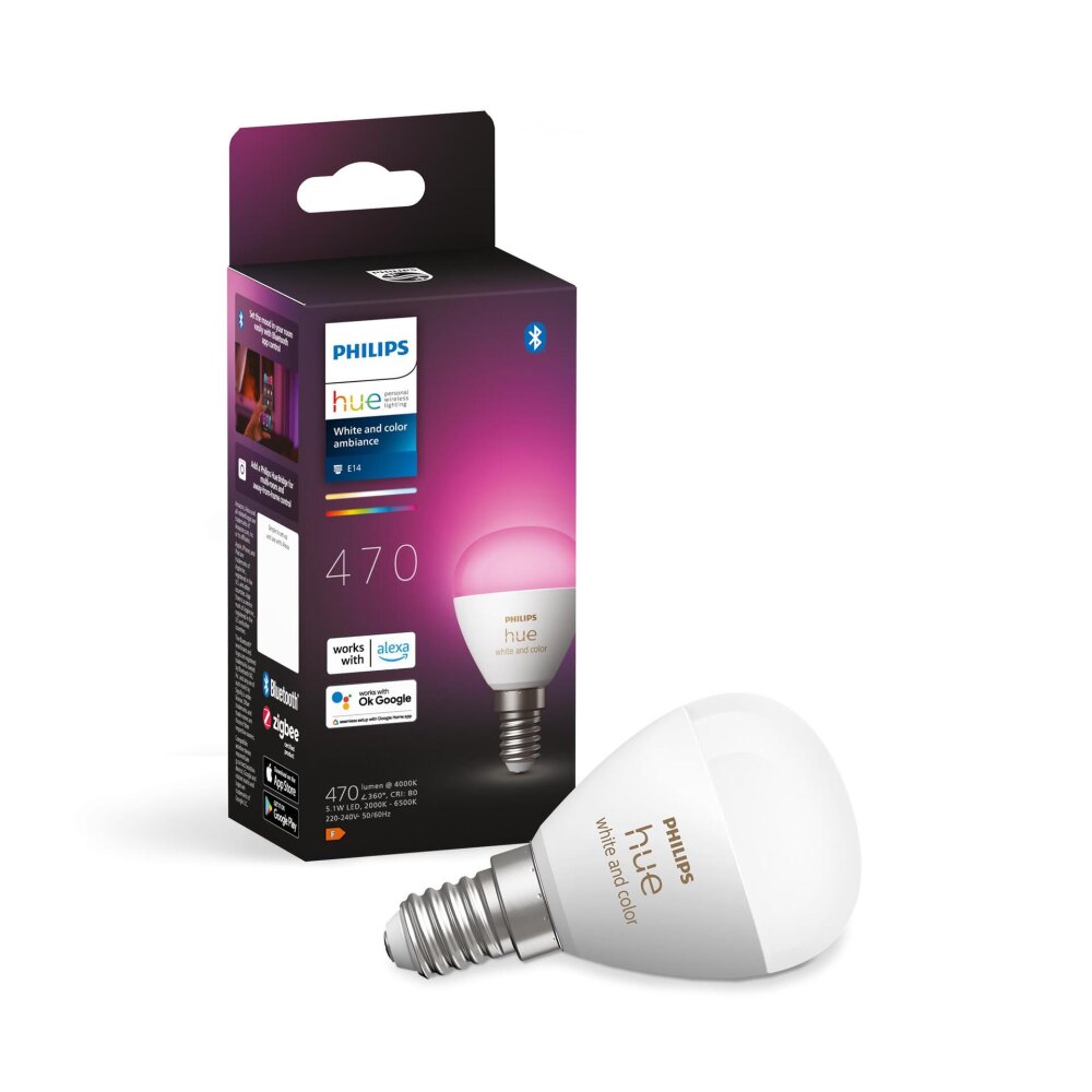 LOT 2x Ampoule LED à intensité variable Philips Hue WHITE GU10/5