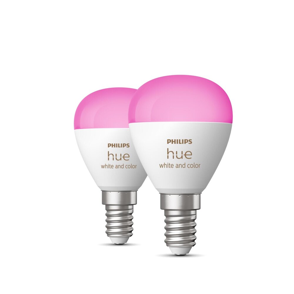 Philips Hue Set de 2 E14 LED 5,1 Watt 4000 Kelvin 470 Lumen main product photo