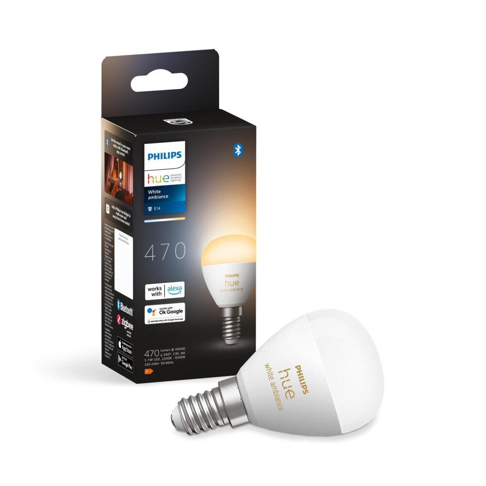 Philips Hue E14 LED 5,1 Watt 4000 Kelvin 470 Lumen main product photo