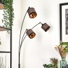 Lampadaire Lohobe Noir, 3 lumières