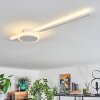 Plafonnier Amdal LED Blanc, 2 lumières