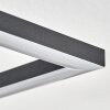 Plafonnier Obo LED Noir, 1 lumière