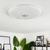 Plafonnier Klosters LED Blanc, 1 lumière