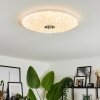 Plafonnier Klosters LED Blanc, 1 lumière