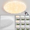 Plafonnier Benifla LED Blanc, 1 lumière, Télécommandes Plafonnier Benifla LED Blanc, 1 lumière, Télécommandes