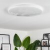 Plafonnier Benifla LED Blanc, 1 lumière, Télécommandes Plafonnier Benifla LED Blanc, 1 lumière, Télécommandes