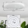 Plafonnier Benifla LED Blanc, 1 lumière, Télécommandes Plafonnier Benifla LED Blanc, 1 lumière, Télécommandes