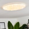 Plafonnier Benifla LED Blanc, 1 lumière, Télécommandes Plafonnier Benifla LED Blanc, 1 lumière, Télécommandes