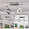 Plafonnier Altamahaw LED Argenté, 2 lumières