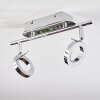 Plafonnier Altamahaw LED Argenté, 2 lumières