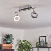 Plafonnier Altamahaw LED Argenté, 2 lumières