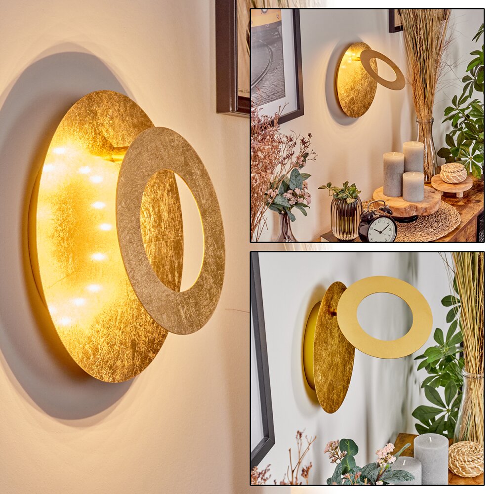 Applique murale Sunrise LED Or, 1 lumière main product photo