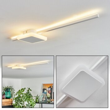 Plafonnier Amdal LED Blanc, 2 lumières